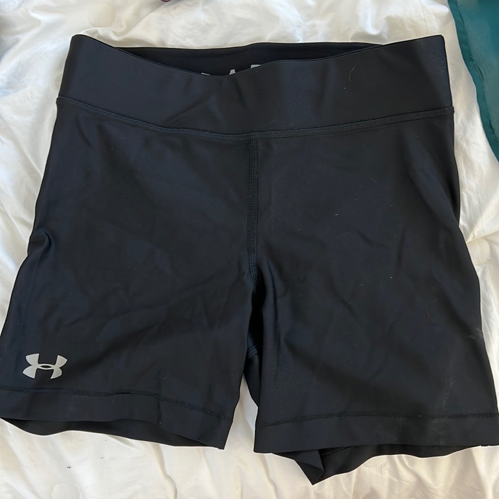 Under Armor Bike shorts: Black and navy blue